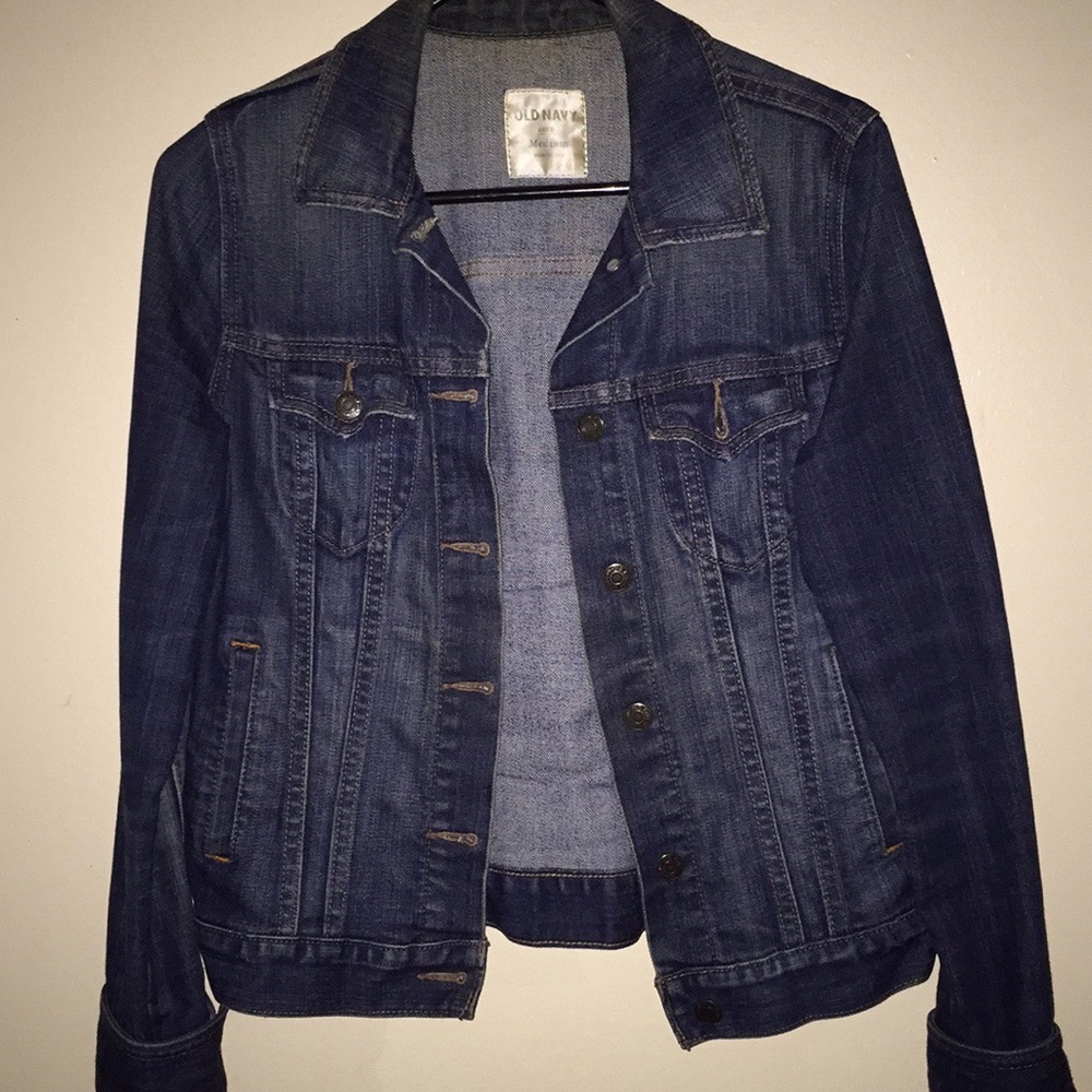 Dark blue denim jacket